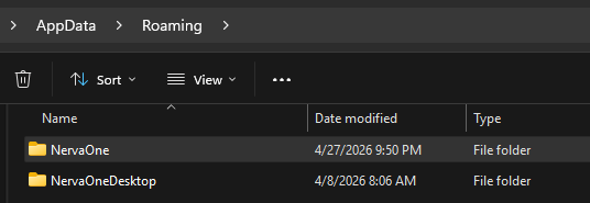 NervaOne New Folder Structure