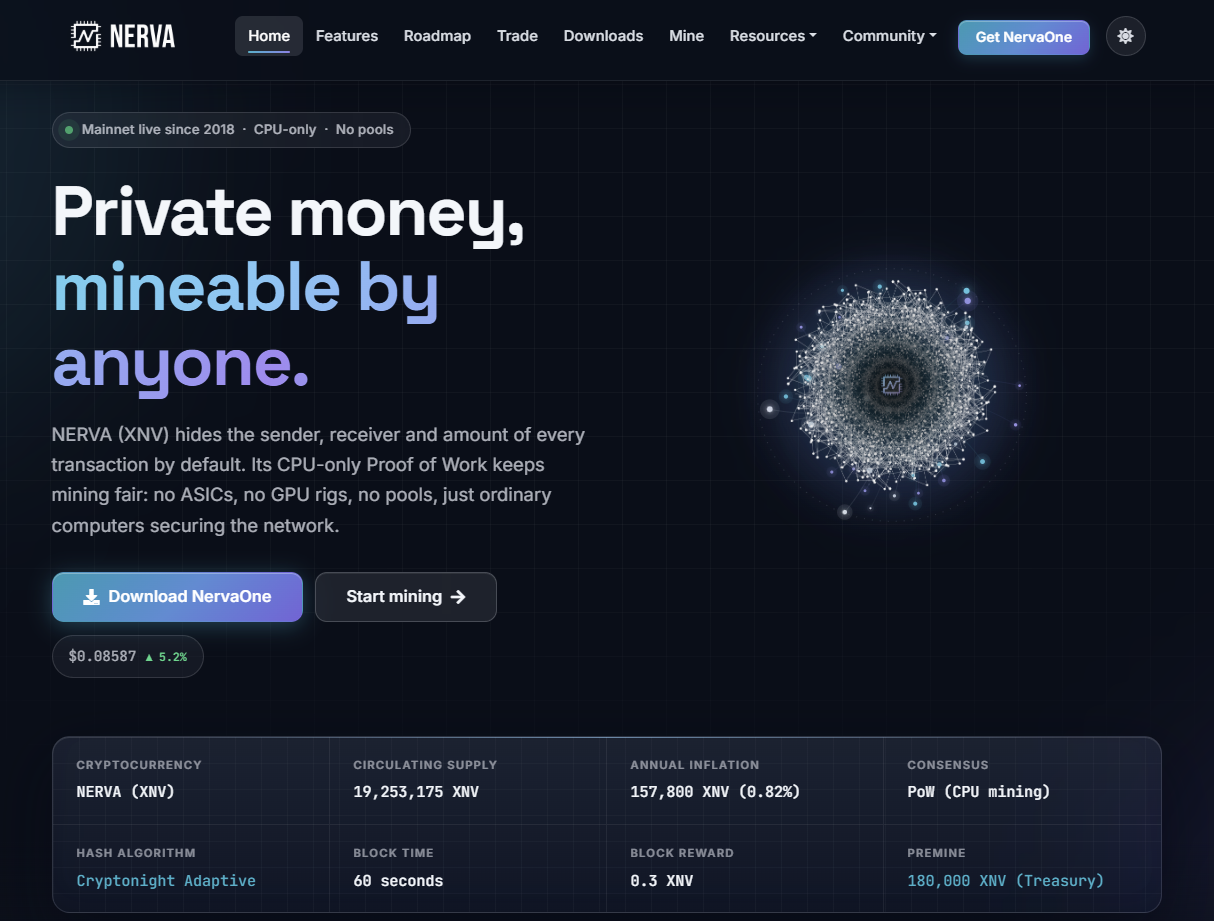 New Nerva Website